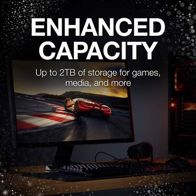 Seagate 2TB FireCuda Gaming 2.5 inch SSHD SATA 6Gb/s Flash Accelerated (8GB) Performance Hard Drive - Frustration Free Packaging on Sale for $ 79.99 (Save $ 53.00 ) at Amazon Canada