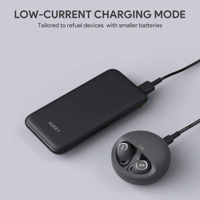 AUKEY 10000mAh Power Bank, 18W USB-C Portable Charger with Power Delivery & Quick Charge 3.0 Battery Pack for iPhone X, Nintendo Switch and More on Sale for $ 37.99 at Amazon Canada