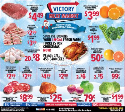 Victory Meat Market Flyer December 3 to 7