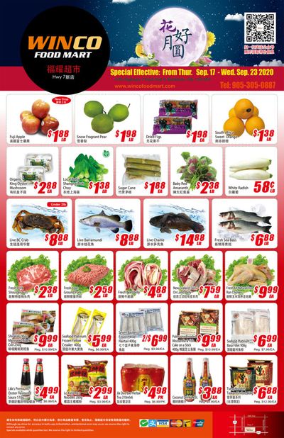 WinCo Food Mart (HWY 7) Flyer September 17 to 23