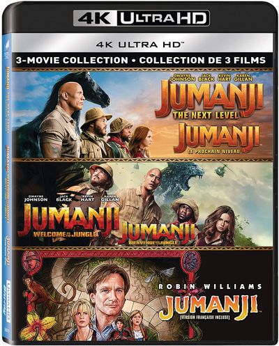 Jumanji (1995) / Jumanji: The Next Level / Jumanji: Welcome to the Jungle On Sale for $ 27.99 at Amazon Canada