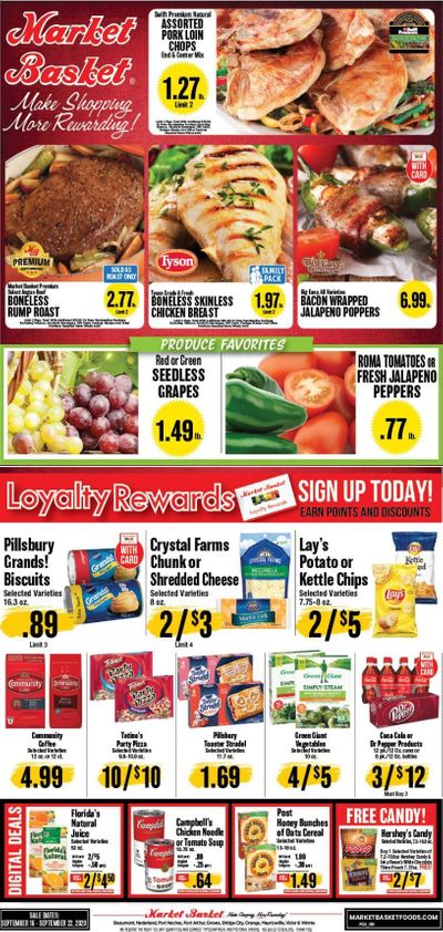 Market Basket Weekly Ad September 16 to September 22