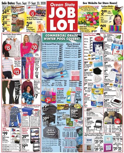 Ocean State Job Lot Weekly Ad September 17 to September 23