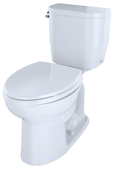 TOTO Entrada 2-Piece Elongated 1.28 GPF Universal Height Toilet On Sale for $270.00 at The Home Depot Canada