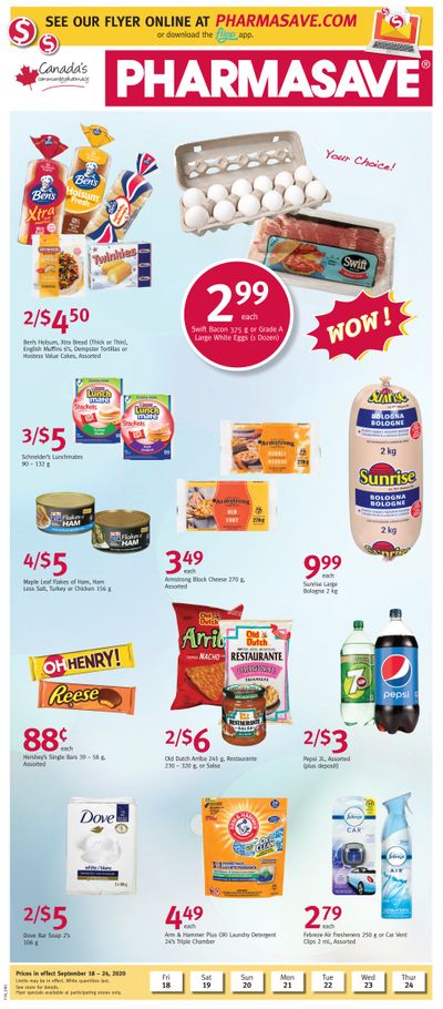 Pharmasave (Atlantic) Flyer September 18 to 24