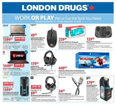 London Drugs Work or Play Flyer September 12 to 25