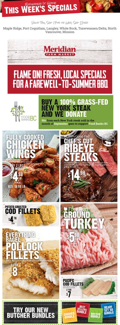 Meridian Meats and Seafood Flyer September 17 to 23