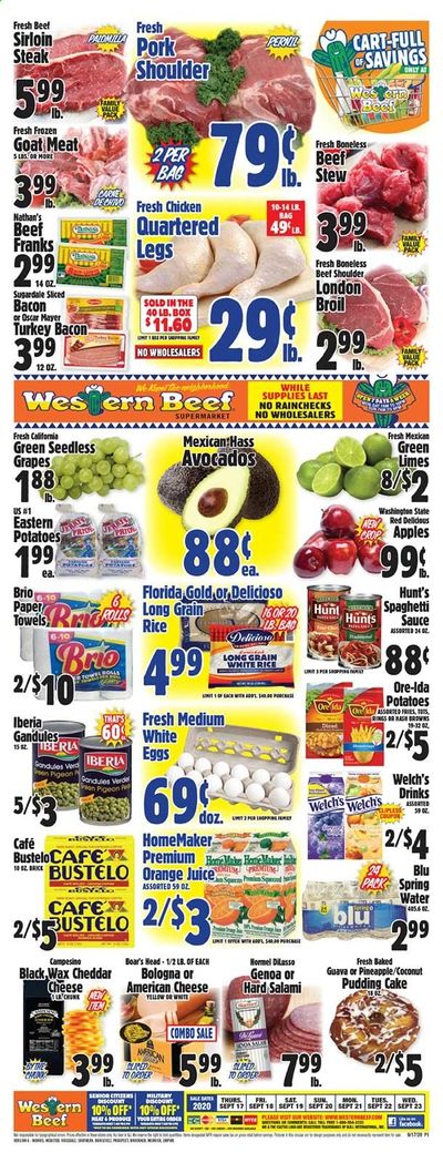 Western Beef Weekly Ad September 17 to September 23