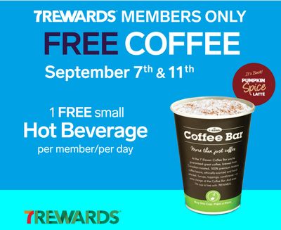 7-Eleven Canada Promotions: Enjoy FREE Small Hot Beverage, Today
