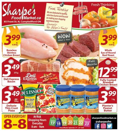 Sharpe's Food Market Flyer September 17 to 23