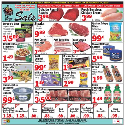 Sal's Grocery Flyer September 18 to 24