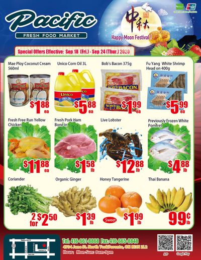 Pacific Fresh Food Market (North York) Flyer September 18 to 24