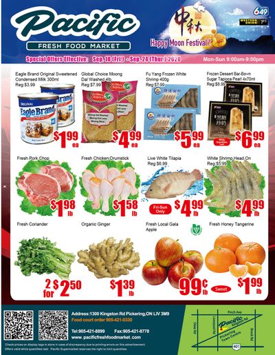 Pacific Fresh Food Market (Pickering) Flyer September 18 to 24