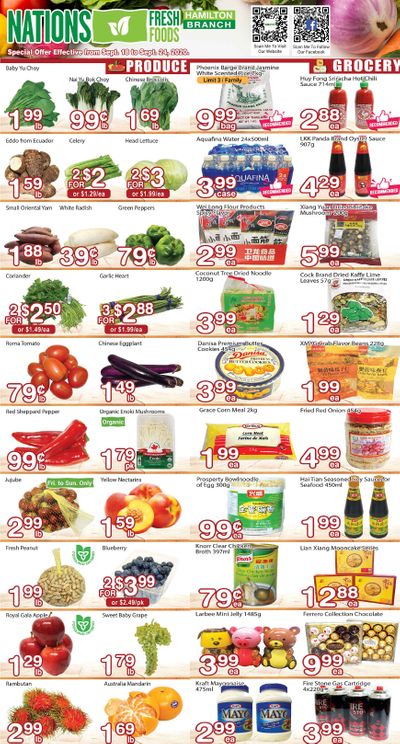 Nations Fresh Foods (Hamilton) Flyer September 18 to 24