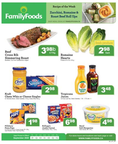 Family Foods Flyer September 18 to 24