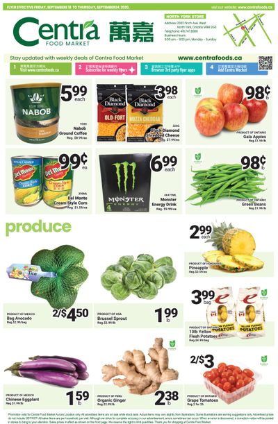 Centra Foods (North York) Flyer September 18 to 24