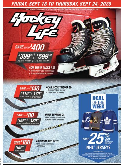 Pro Hockey Life Flyer September 18 to 24