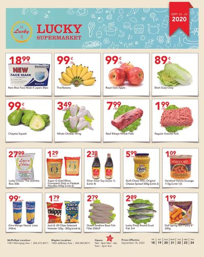 Lucky Supermarket (Winnipeg) Flyer September 18 to 24