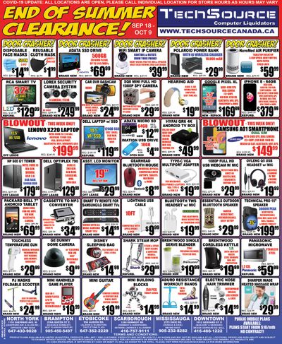 TechSource Flyer September 18 to October 9