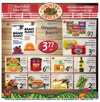 Country Grocer Flyer September 18 to 24