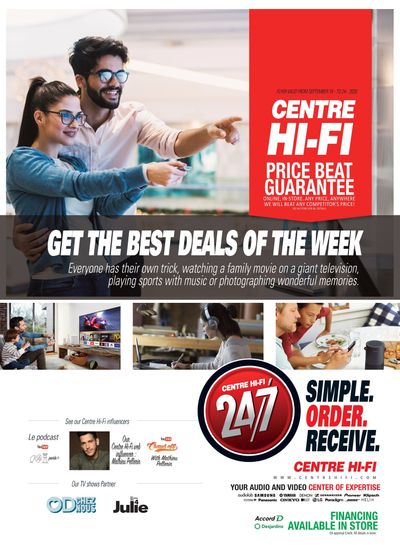 Centre Hi-Fi Flyer September 18 to 24