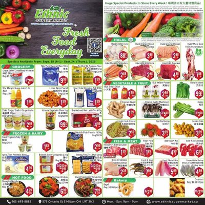 Ethnic Supermarket Flyer September 18 to 24