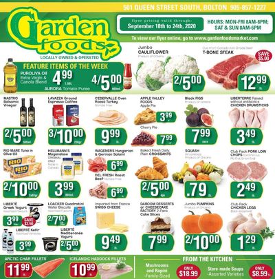 Garden Foods Flyer September 18 to 24