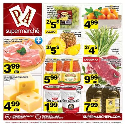 Supermarche PA Flyer September 21 to 27