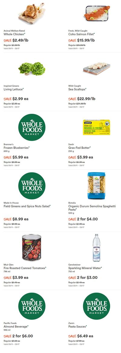 Whole Foods Market (West) Flyer September 11 to 17