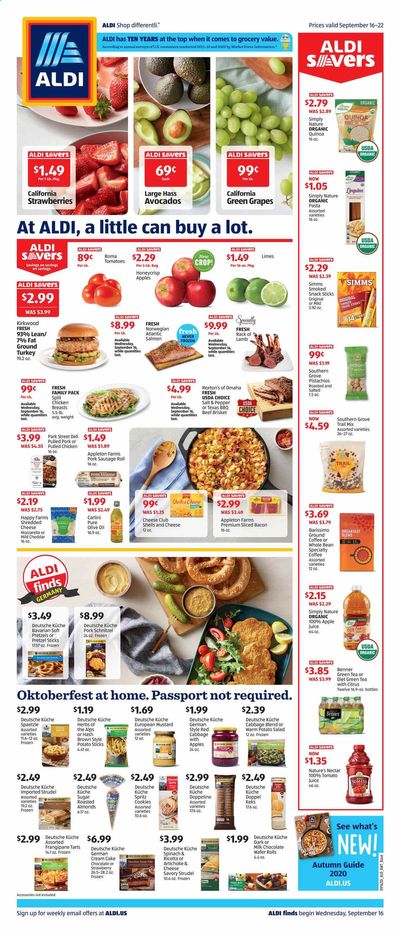ALDI (IA, IL, MO, PA, TN) Weekly Ad Flyer September 16 to September 22