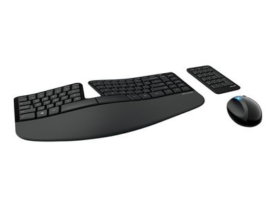 Microsoft Sculpt Ergonomic Wireless Bluetrack Desktop Keyboard and Mouse on Sale for $ 69.99 (Save $29.99) at Amazon Canada