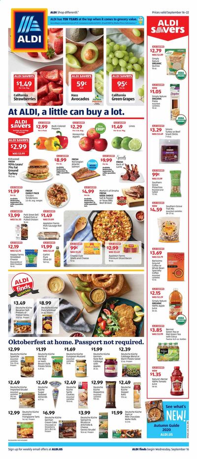 ALDI (AR, KS, MO, OH, OK) Weekly Ad Flyer September 16 to September 22 ALDI (AR, KS, MO, OH, OK) Weekly Ad Flyer September 16 to September 22