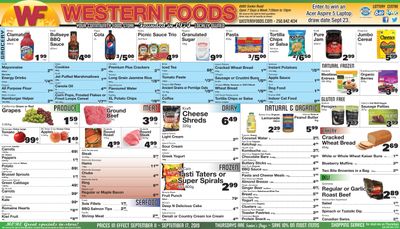 Western Foods Flyer September 11 to 17