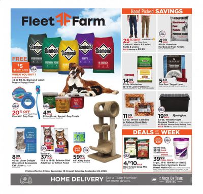 Fleet Farm Weekly Ad Flyer September 18 to September 26