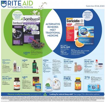 RITE AID Weekly Ad Flyer September 20 to September 26