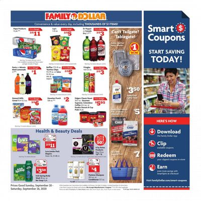 Family Dollar Weekly Ad Flyer September 20 to September 26