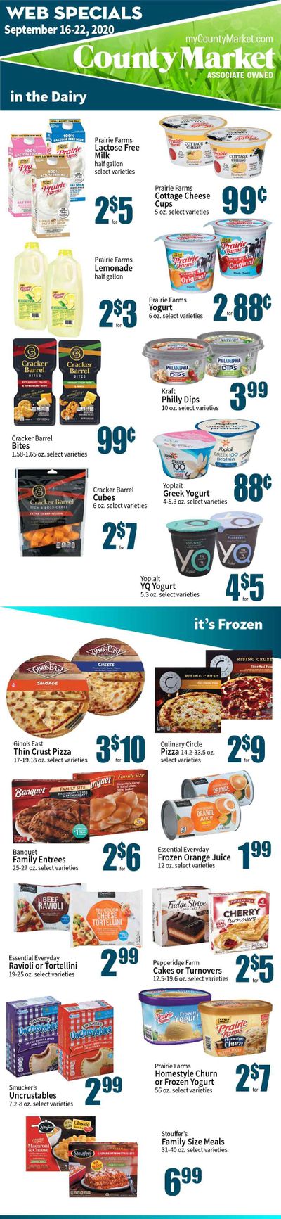 County Market Weekly Ad Flyer September 16 to September 22