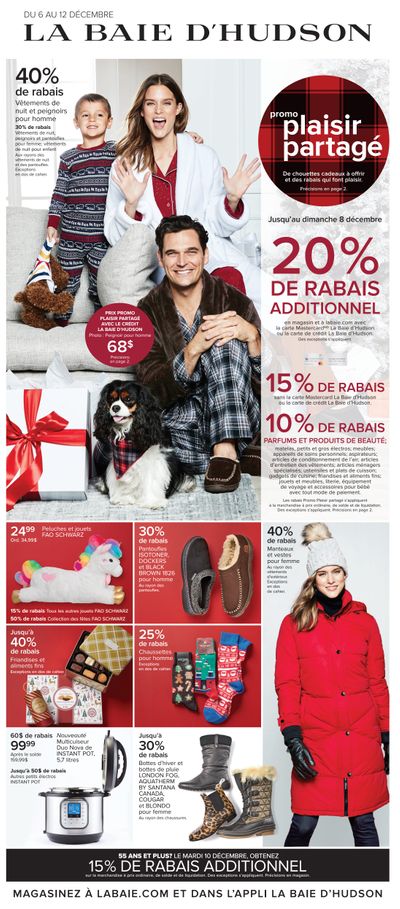 Hudson's Bay (QC) Flyer December 6 to 12