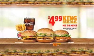 $4.99 King Meal Deal at Burger King