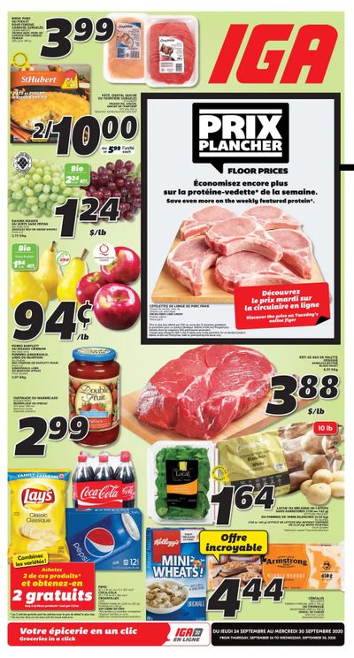 IGA (QC) Flyer September 24 to 30