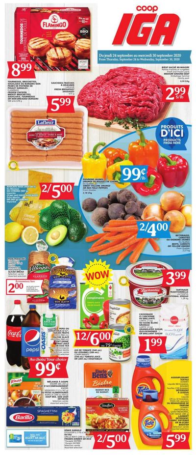 Coop IGA Flyer September 24 to 30