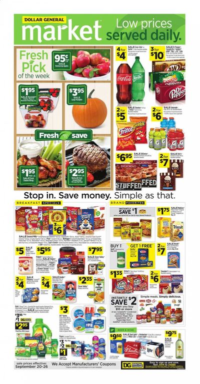 Dollar General (VA) Weekly Ad Flyer September 20 to September 26