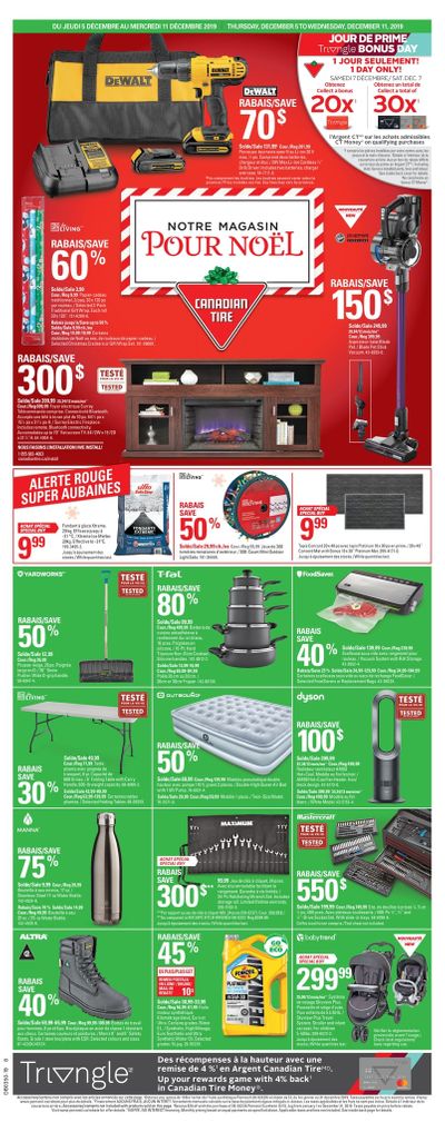 Canadian Tire (QC) Flyer December 5 to 11