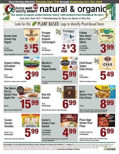 Big Y (CT, MA) Weekly Ad Flyer September 17 to October 21