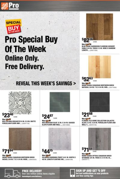 The Home Depot Weekly Ad Flyer September 21 to September 28