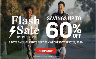 Sport Chek Canada Online Flash Sale: Save Up To 60% Off Select Brands & Styles