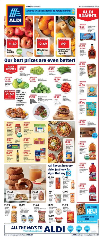 ALDI (CT, IL, IN, MI, NJ, OH, VA, WI) Weekly Ad Flyer September 20 to September 26 ALDI (CT, IL, IN, MI, NJ, OH, VA, WI) Weekly Ad Flyer September 20 to September 26