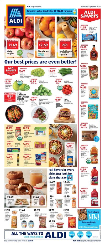 ALDI (IN, MD, NY) Weekly Ad Flyer September 20 to September 26