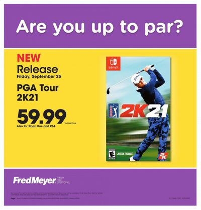 Fred Meyer Weekly Ad Flyer September 25 to September 25
