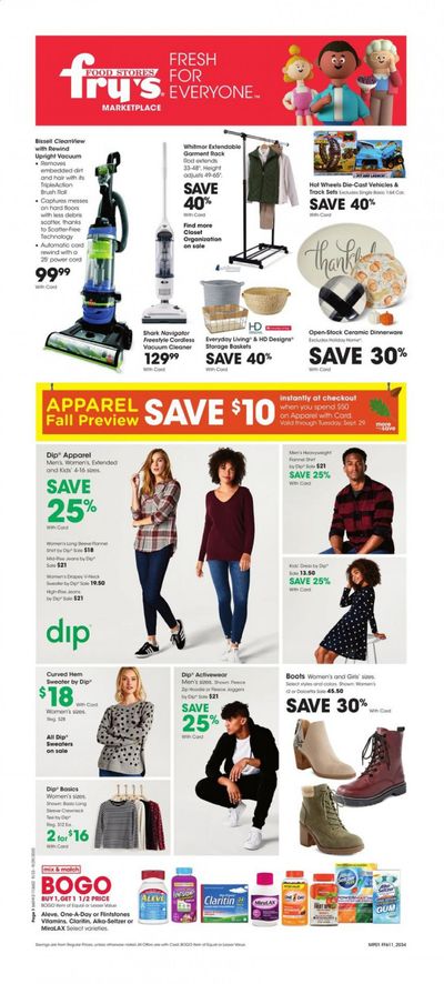 Fry’s (AZ) Weekly Ad Flyer September 23 to September 29